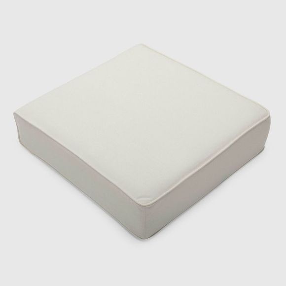 Outdoor Double Welt Deep Seat Cushion Sunbrella Spectrum Eggshell - Open Box - Picture 1 of 2